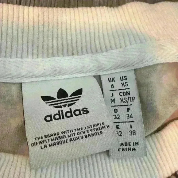 ADIDAS ORIGINALS Leoflage Cropped Top Shirt Great Condition Size XS-M - Picture 7 of 11